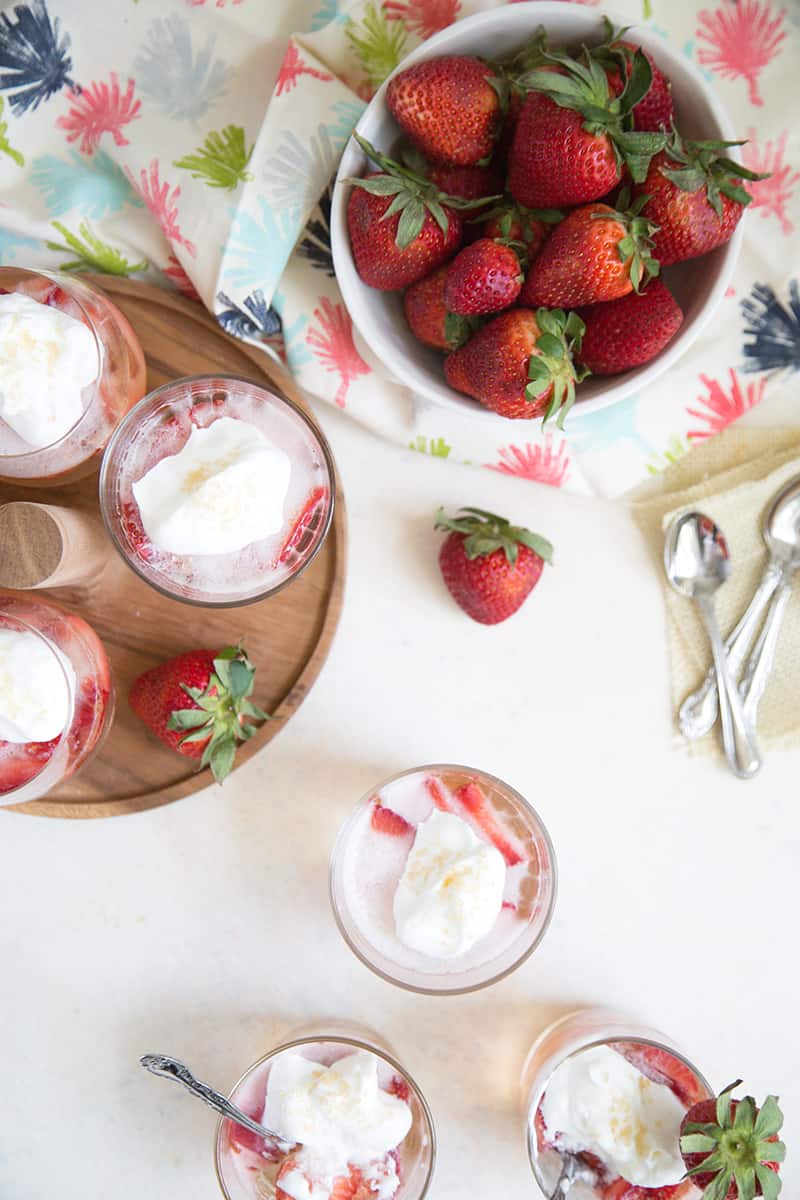 Strawberry Prosecco Jelly