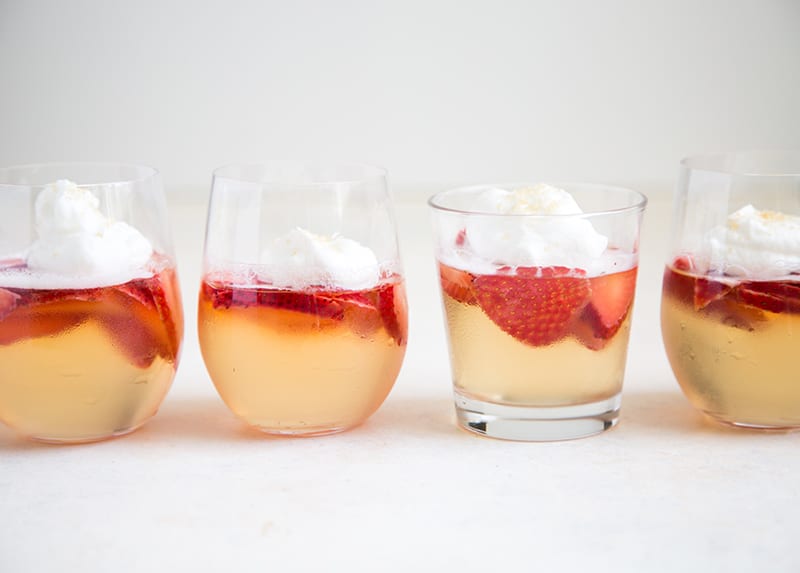 Strawberry Prosecco Jelly