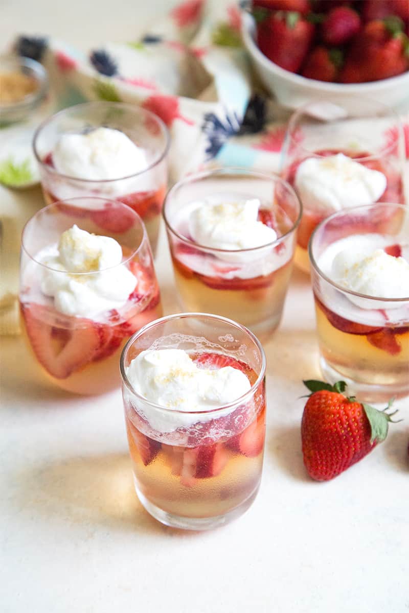 Strawberry Prosecco Jelly