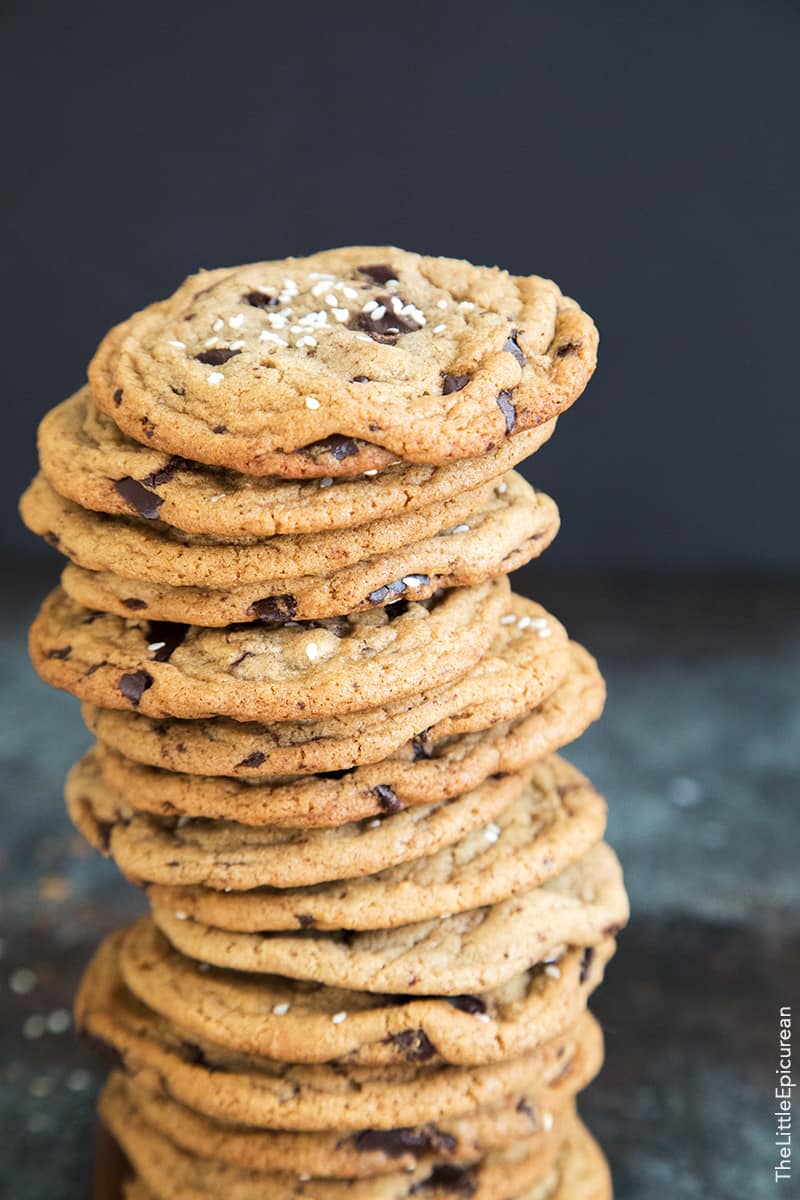 Tahini Chocolate Chunk Cookies