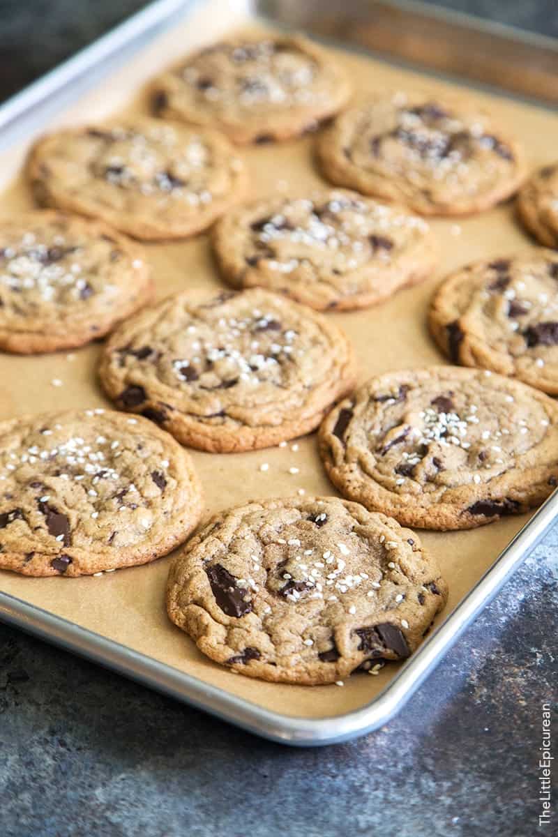 Tahini Chocolate Chunk Cookies