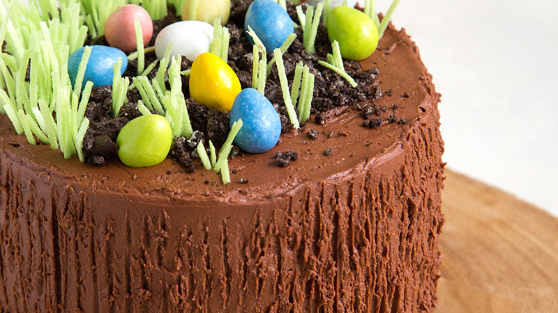 Easter Egg Hunt Chocolate Cake