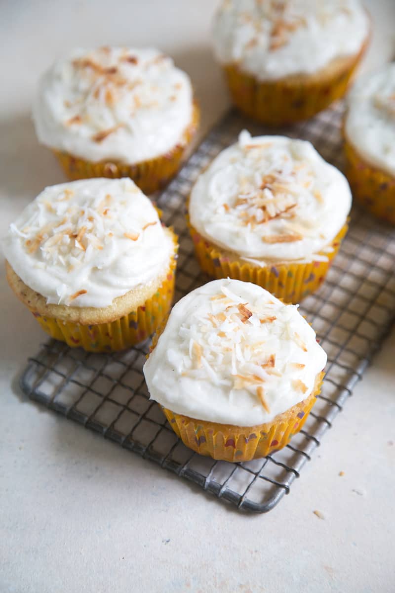 Pineapple Coconut Cupcakes