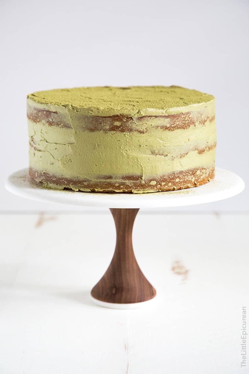 Matcha Red Bean Cake