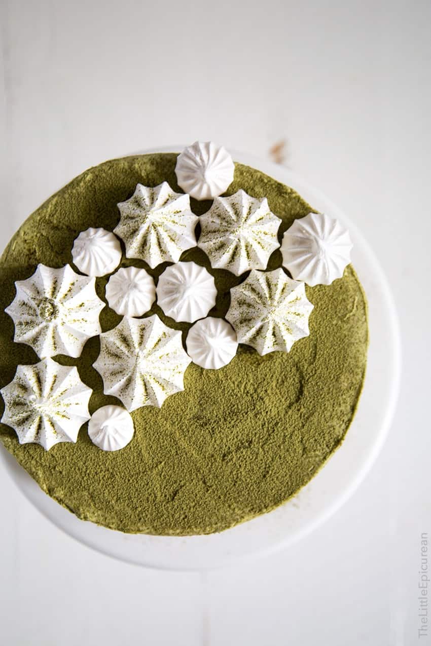 Matcha Red Bean Cake