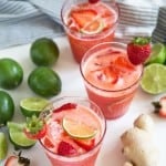 Strawberry Ginger Limeade