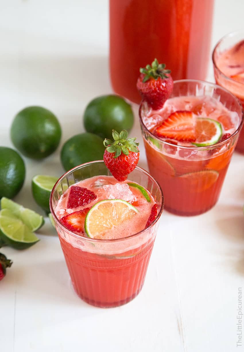 Strawberry Ginger Limeade