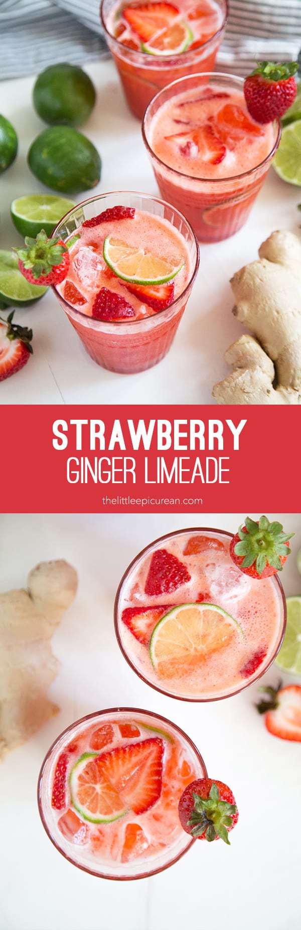 Strawberry Ginger Limeade