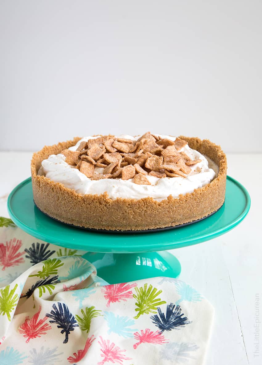 Cinnamon Toast Crunch Ice Cream Pie