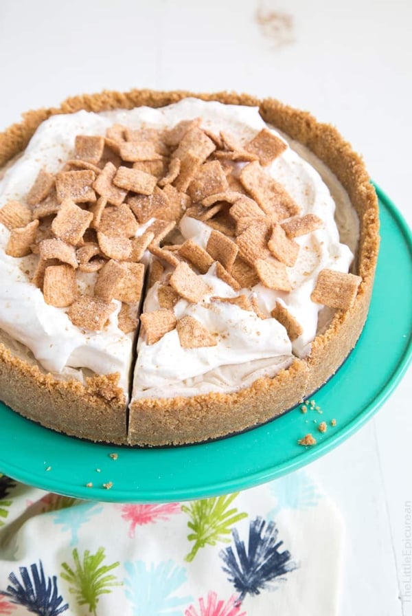 Cinnamon Toast Crunch Ice Cream Pie