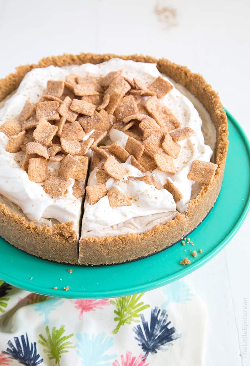 Cinnamon Toast Crunch Ice Cream Pie