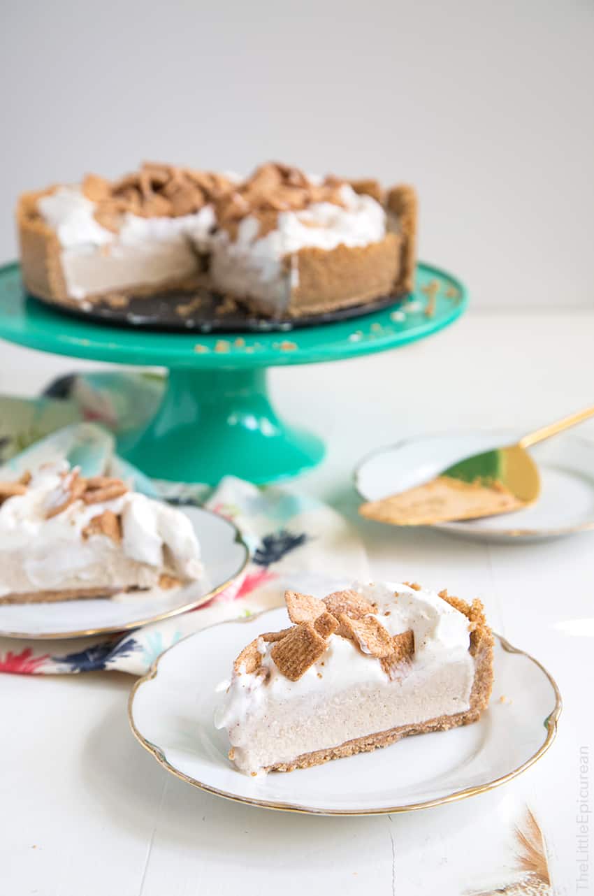 Cinnamon Toast Crunch Ice Cream Pie