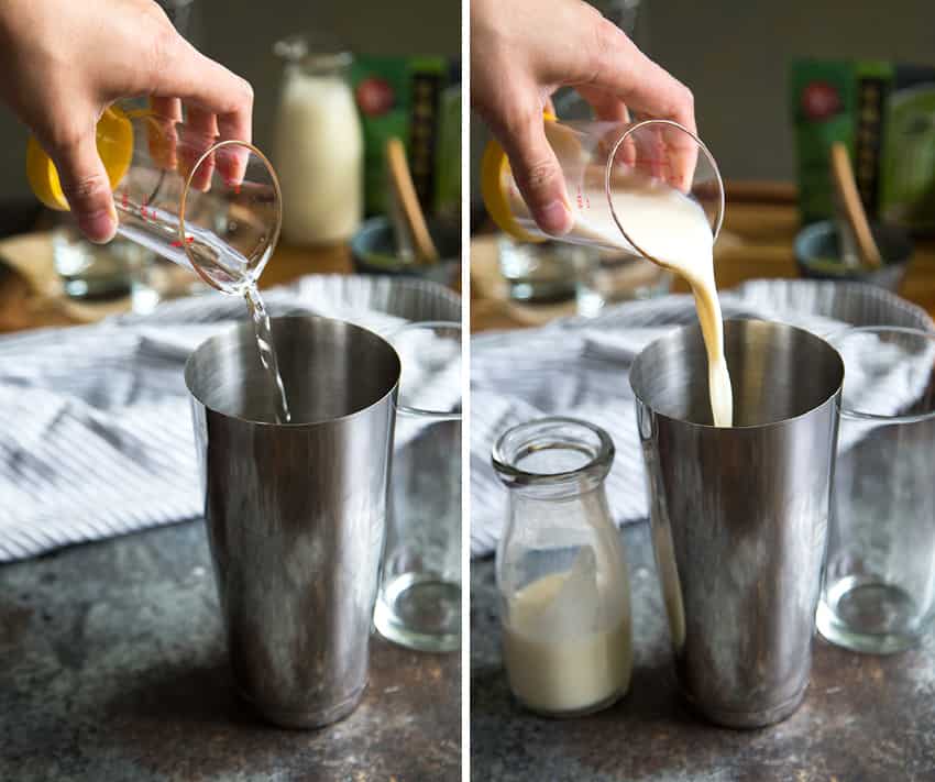 Iced Honey Matcha Soy Latte