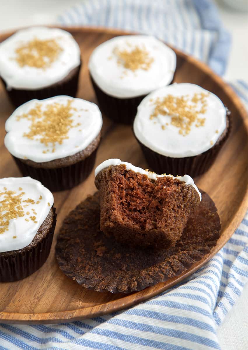 Vegan Chocolate Cupcakes with Whipped Coconut Cream