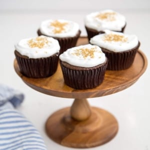 Vegan Chocolate Cupcakes with Whipped Coconut Cream