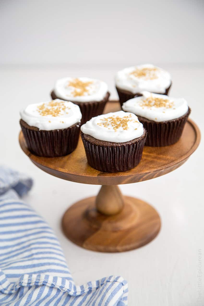 Vegan Chocolate Cupcakes with Whipped Coconut Cream