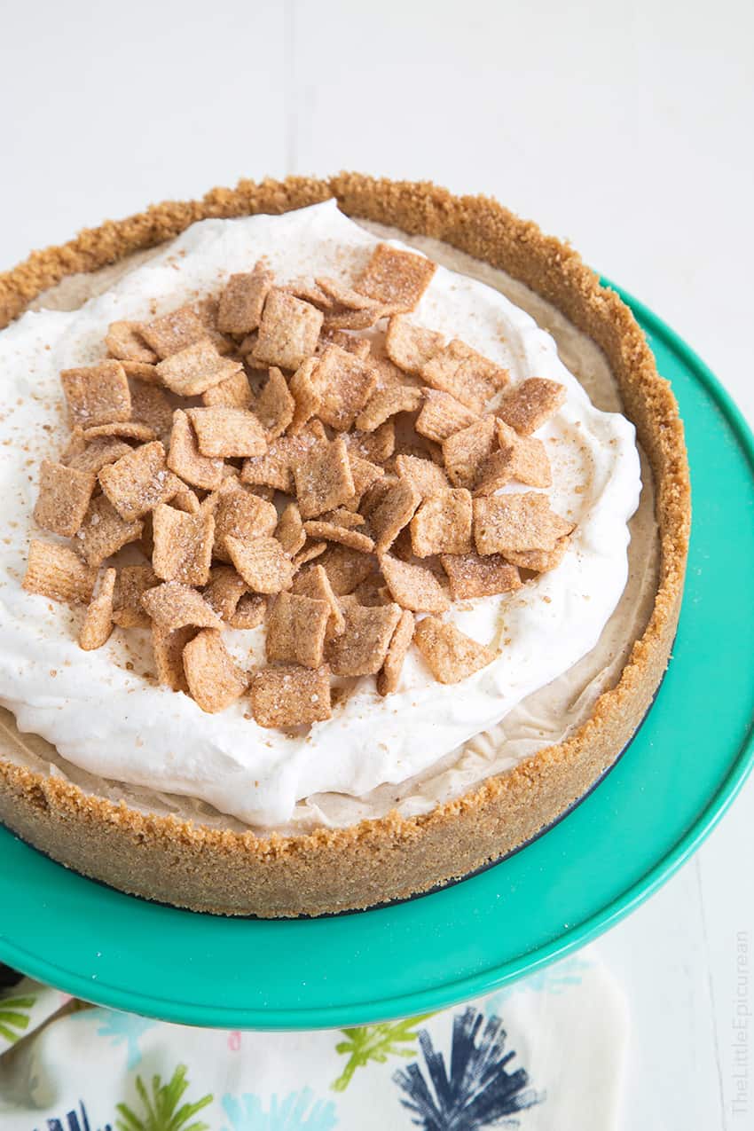 Cinnamon Toast Crunch Ice Cream Pie