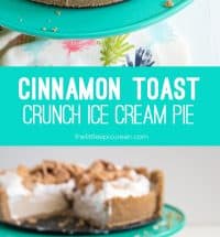 Cinnamon Toast Crunch Ice Cream Pie