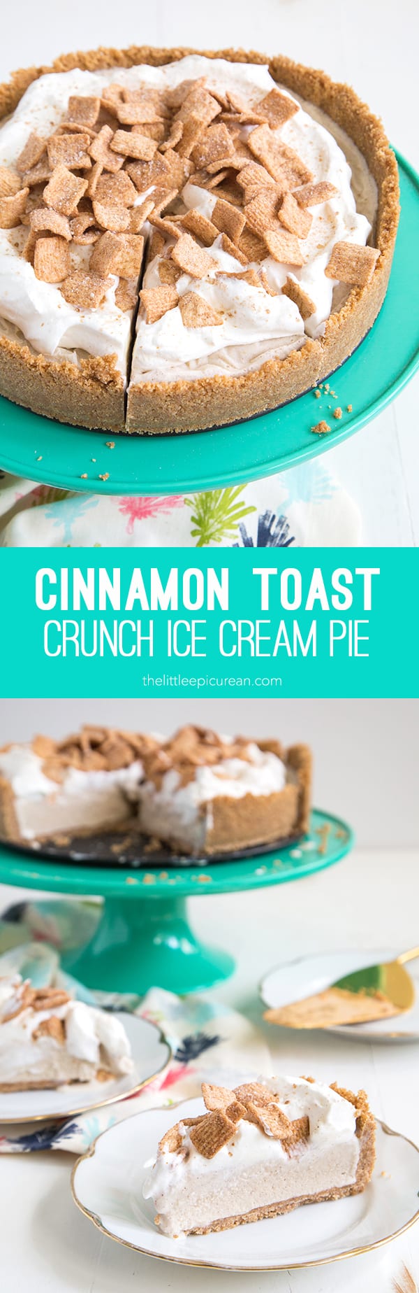 Cinnamon Toast Crunch Ice Cream Pie