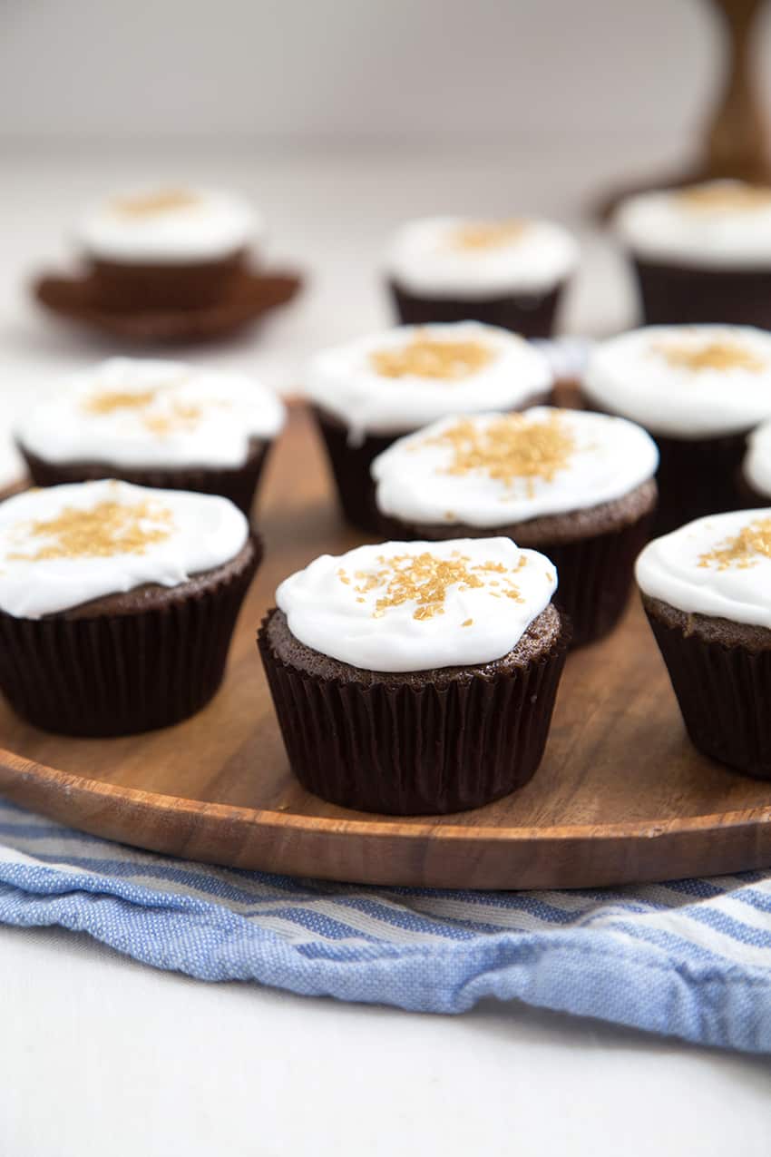 Vegan Chocolate Cupcakes with Whipped Coconut Cream