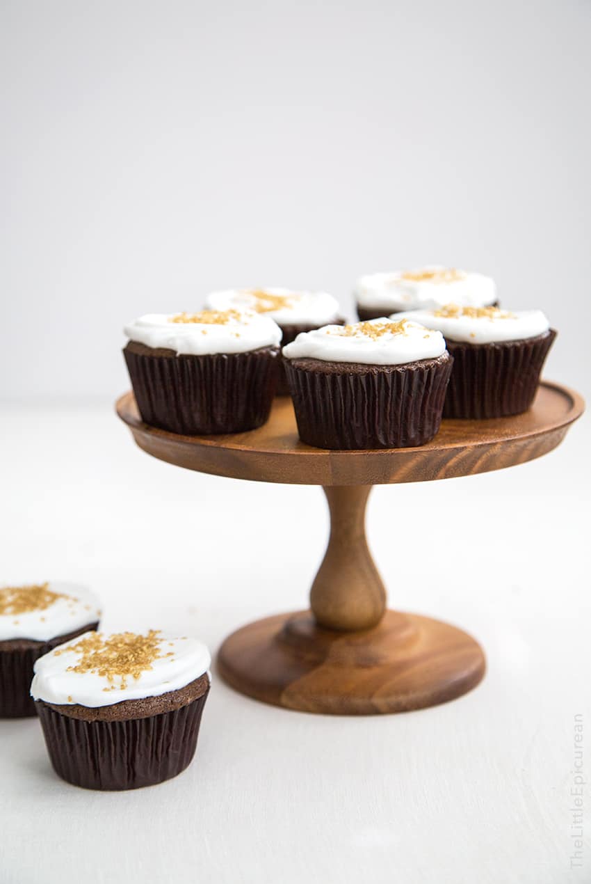 Vegan Chocolate Cupcakes with Whipped Coconut Cream