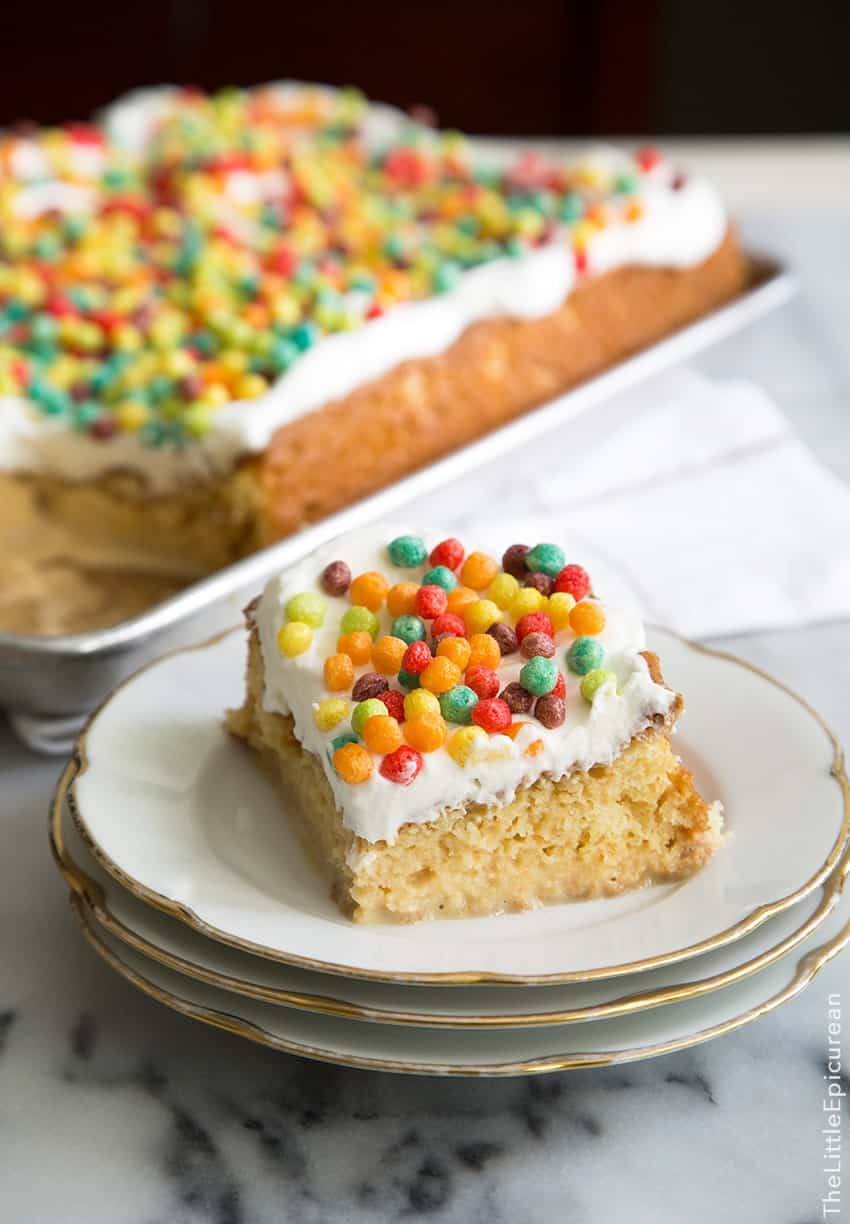 Cereal Milk Tres Leches Cake