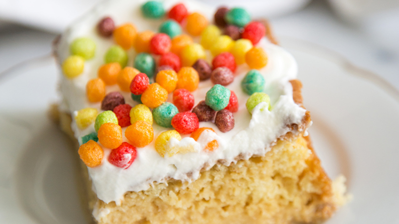 Cereal Milk Tres Leches Cake