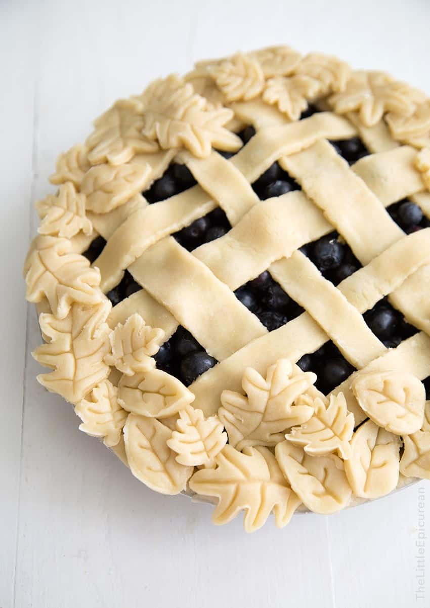 Ginger Blueberry Pie