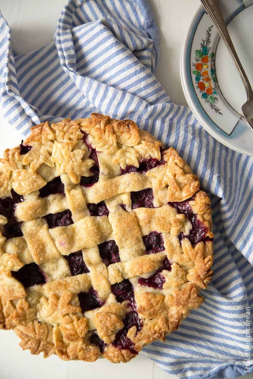 Ginger Blueberry Pie