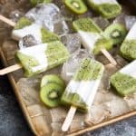 Kiwi Coconut Popsicles