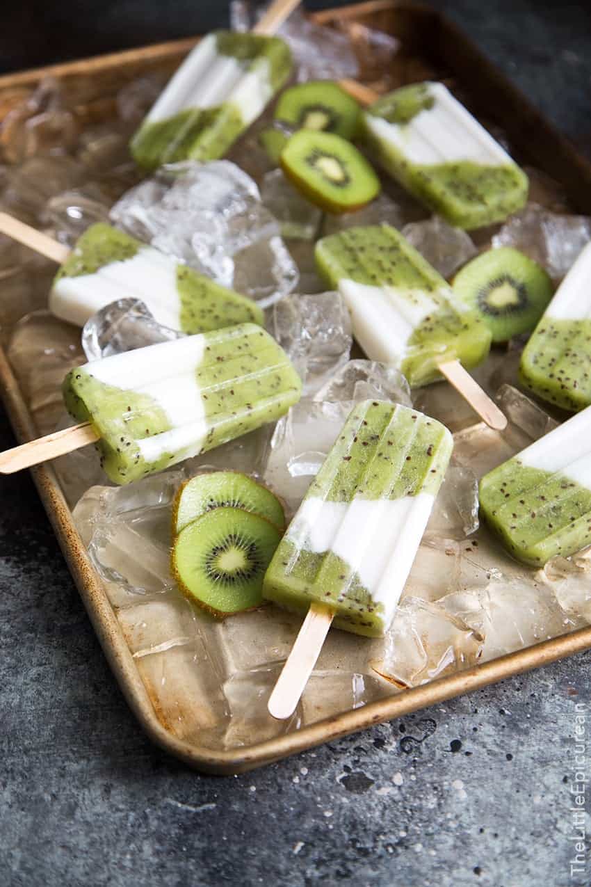 Kiwi Coconut Popsicles