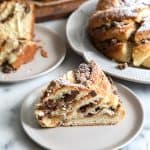 Peanut Butter Chocolate Chip Twisted Swirl Bread