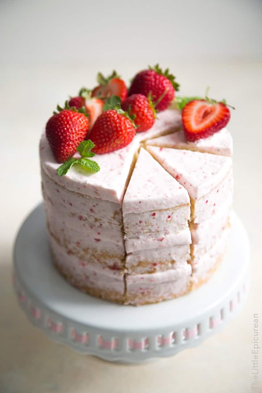 Strawberry Lemon Olive Oil Cake