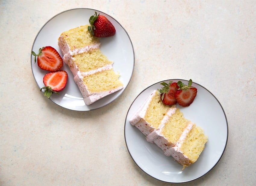 Strawberry Lemon Olive Oil Cake