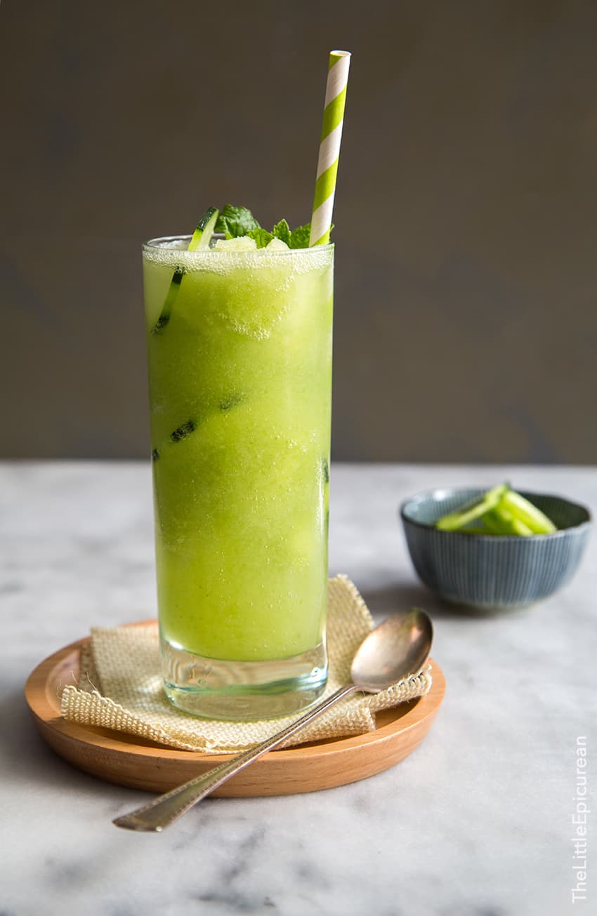 Cucumber Gin and Tonic Floats