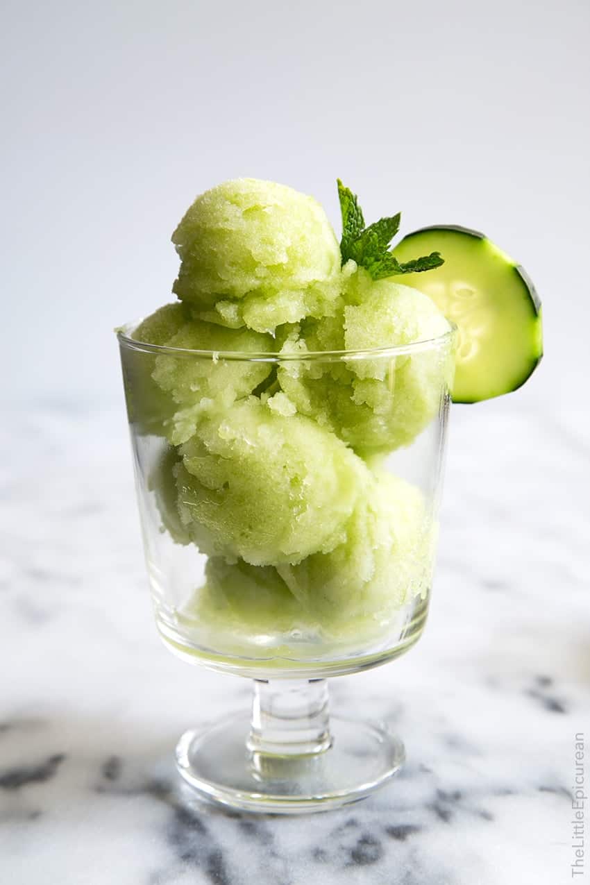 Cucumber Sorbet