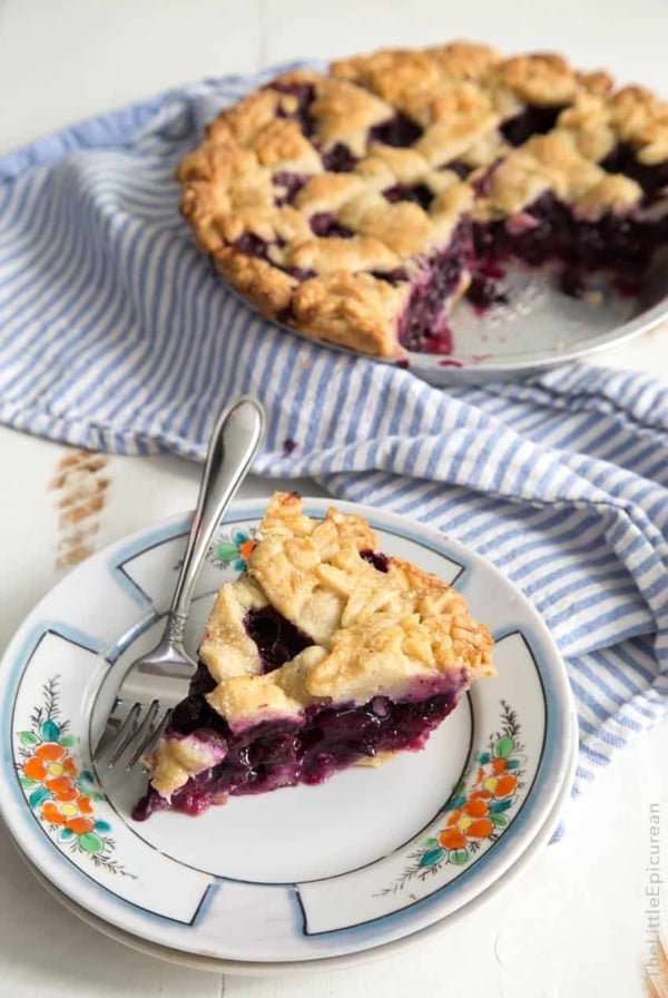 Ginger Blueberry Pie