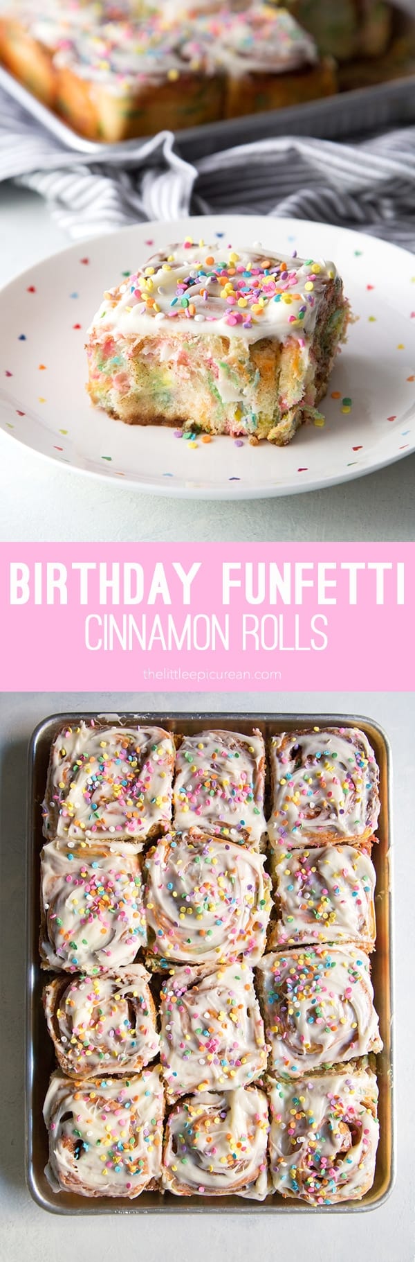 Funfetti Cinnamon Rolls