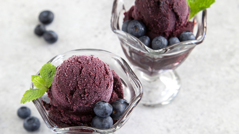 Blueberry Sorbet