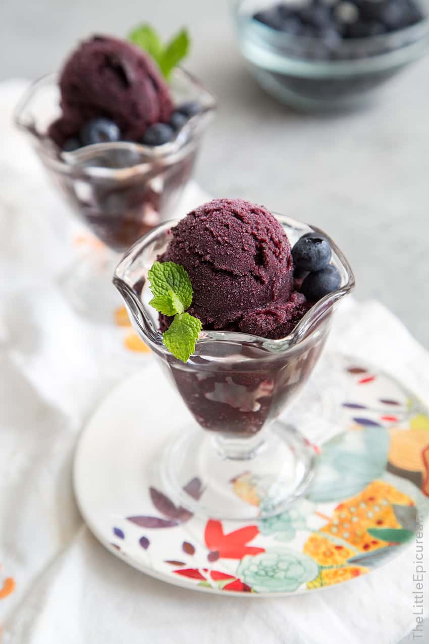 Blueberry Sorbet