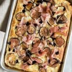 Fig Prosciutto Pizza with Fresh Mozzarella and Balsamic Glaze