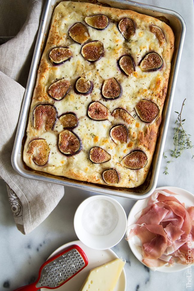 Fig Prosciutto Pizza with Fresh MozzarellaThe Little Epicurean
