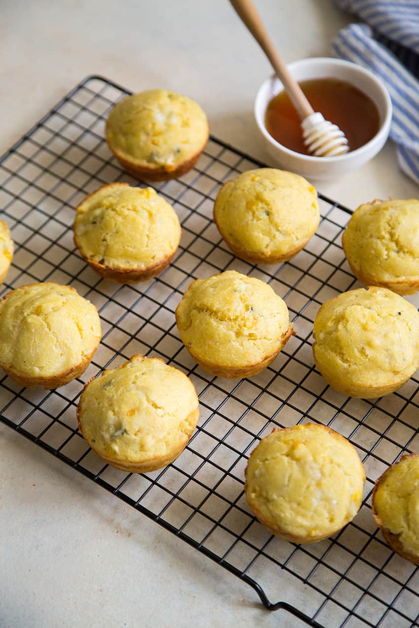 Blue Cheese Cornbread Muffins