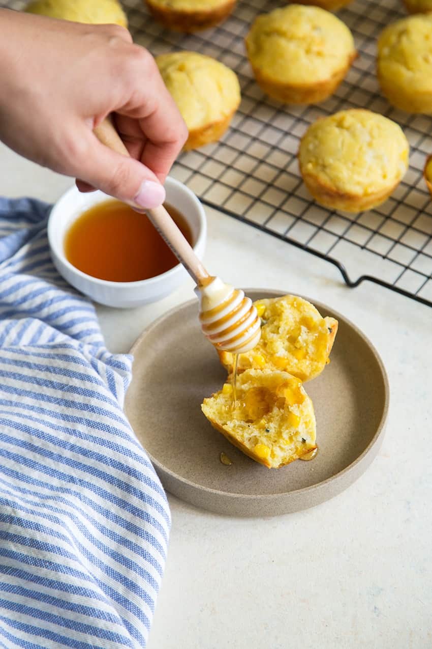 Blue Cheese Cornbread Muffins