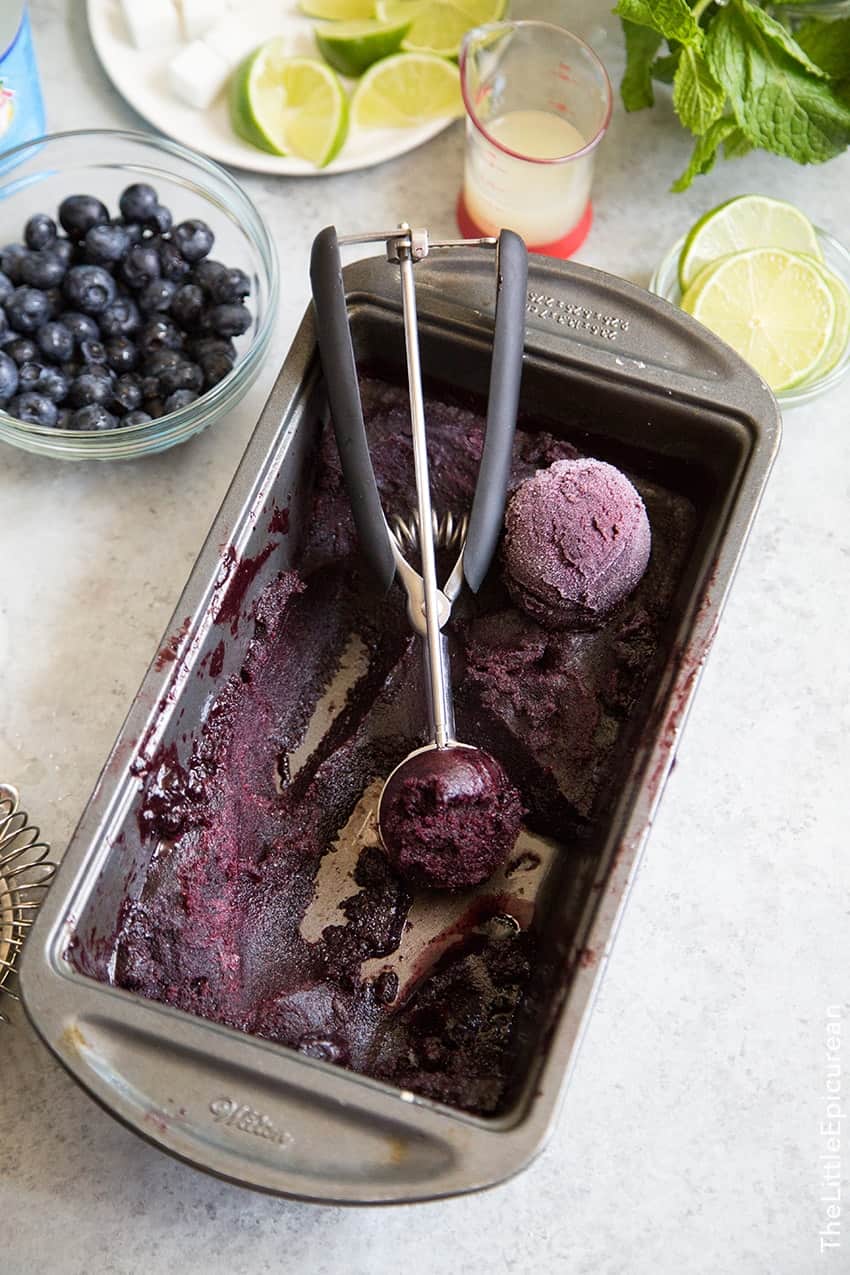 Blueberry Mojito Float