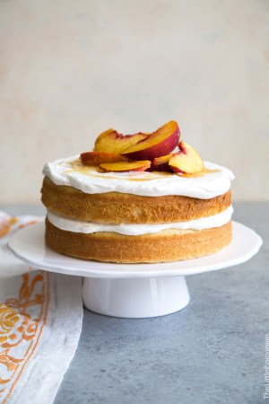 Peach Bellini Cake