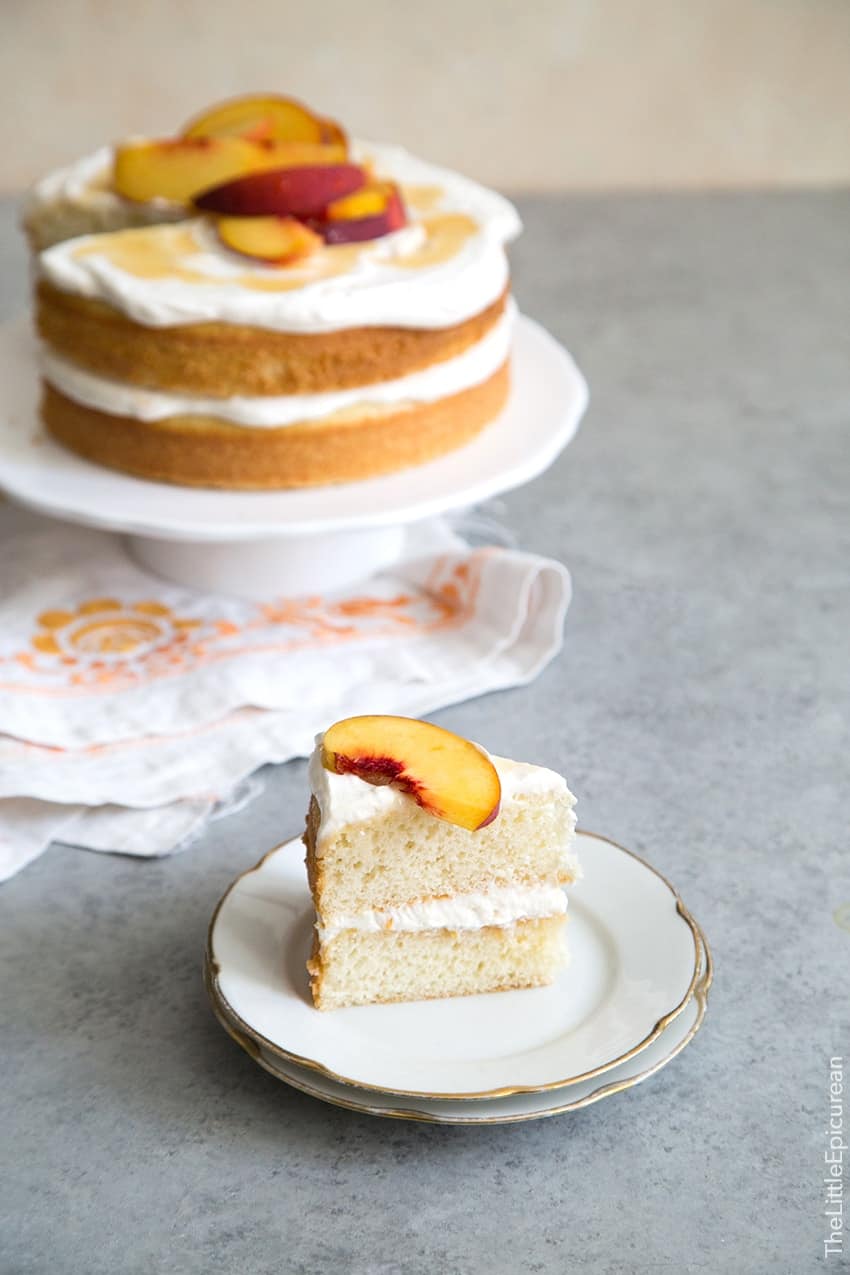 Peach Bellini Cake