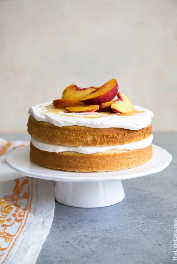 Peach Bellini Cake