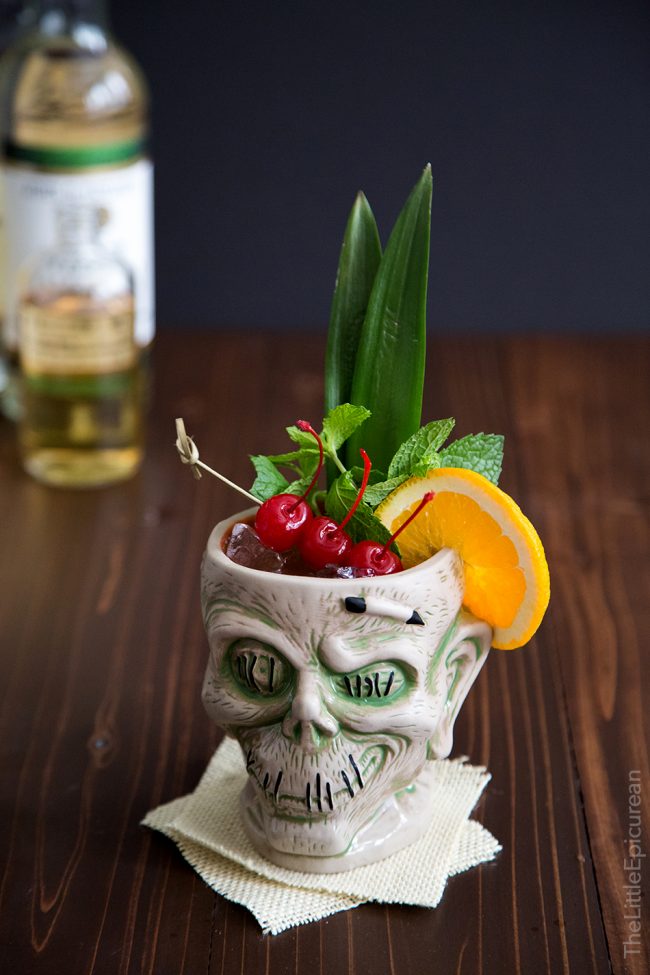 Zombie Cocktail (Tiki Cocktail) The Little Epicurean