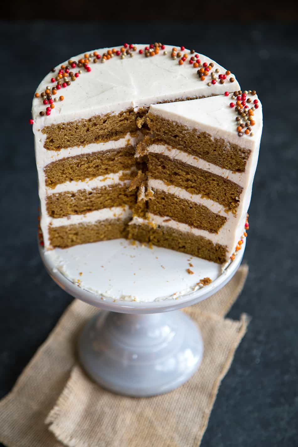 Cinnamon Maple Pumpkin Cake